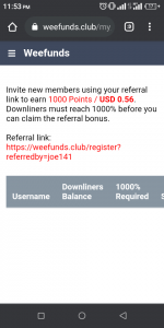weefunds.Club referral and Weefunds